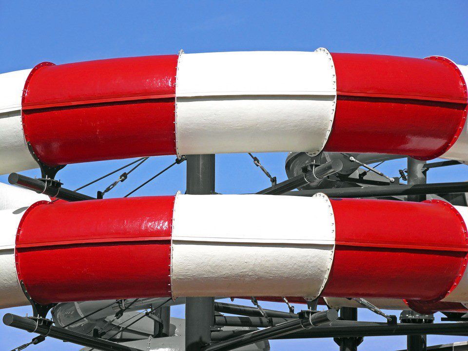 red and white coated application