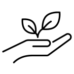 plant in hand icon