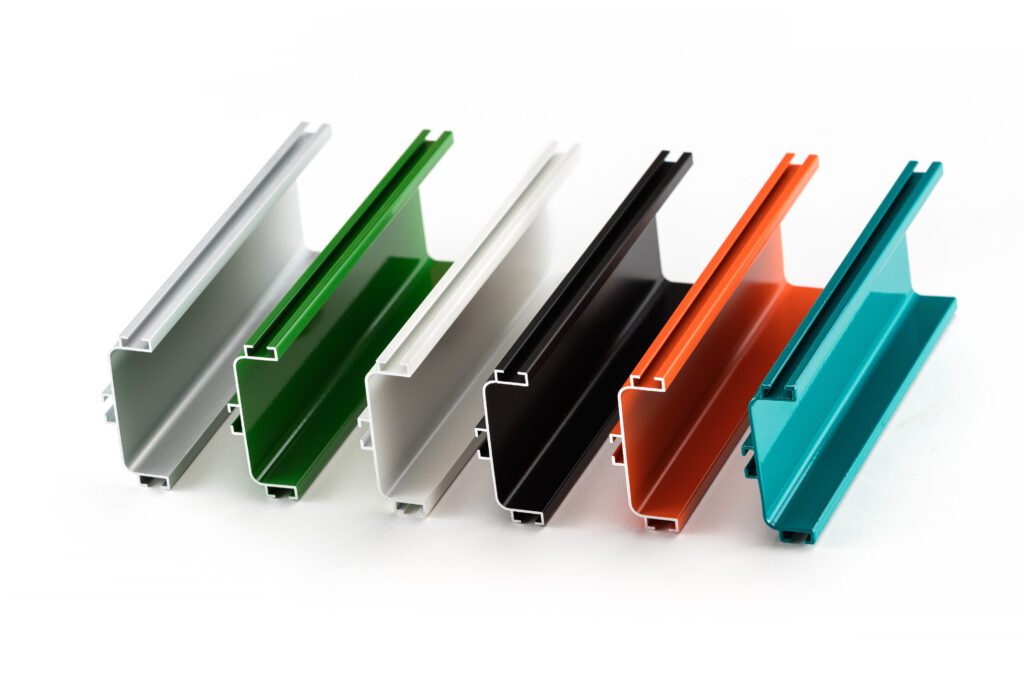 some examples of colorful coated aluminum 