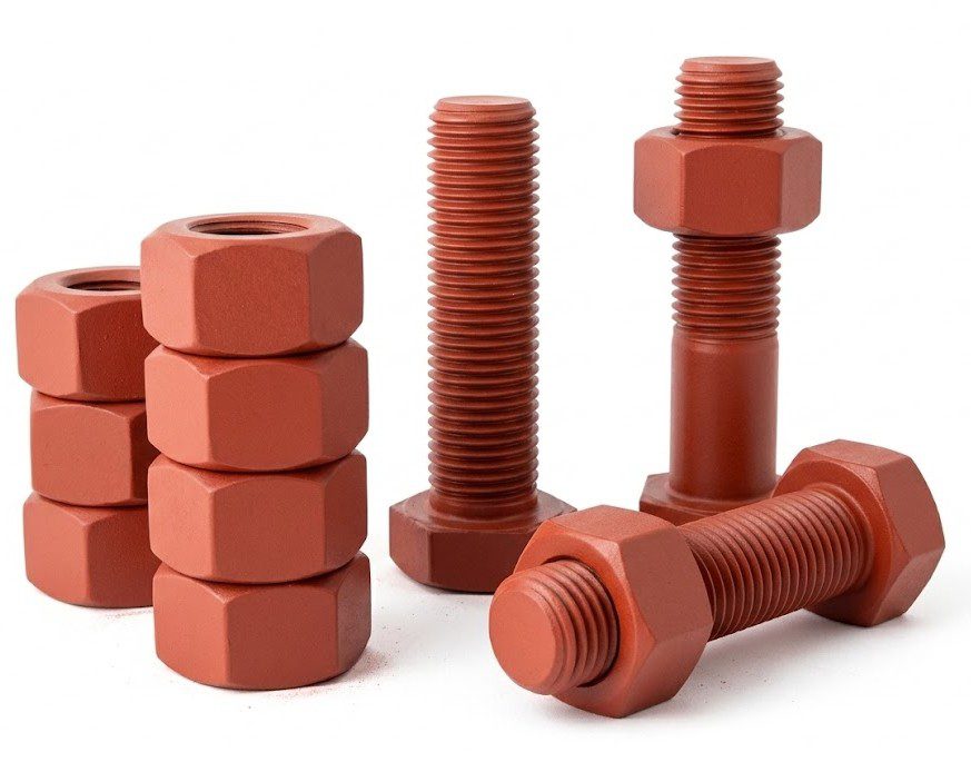 xylan coated screw and bolt